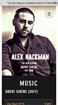 Mobile Screenshot of alexnackman.com