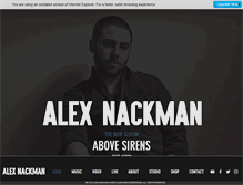 Tablet Screenshot of alexnackman.com